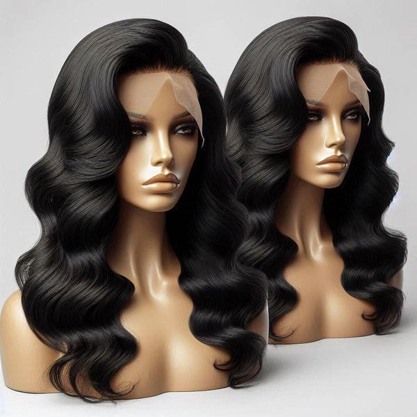 Raw Human HD Lace Front Wig Body Wave 13"4